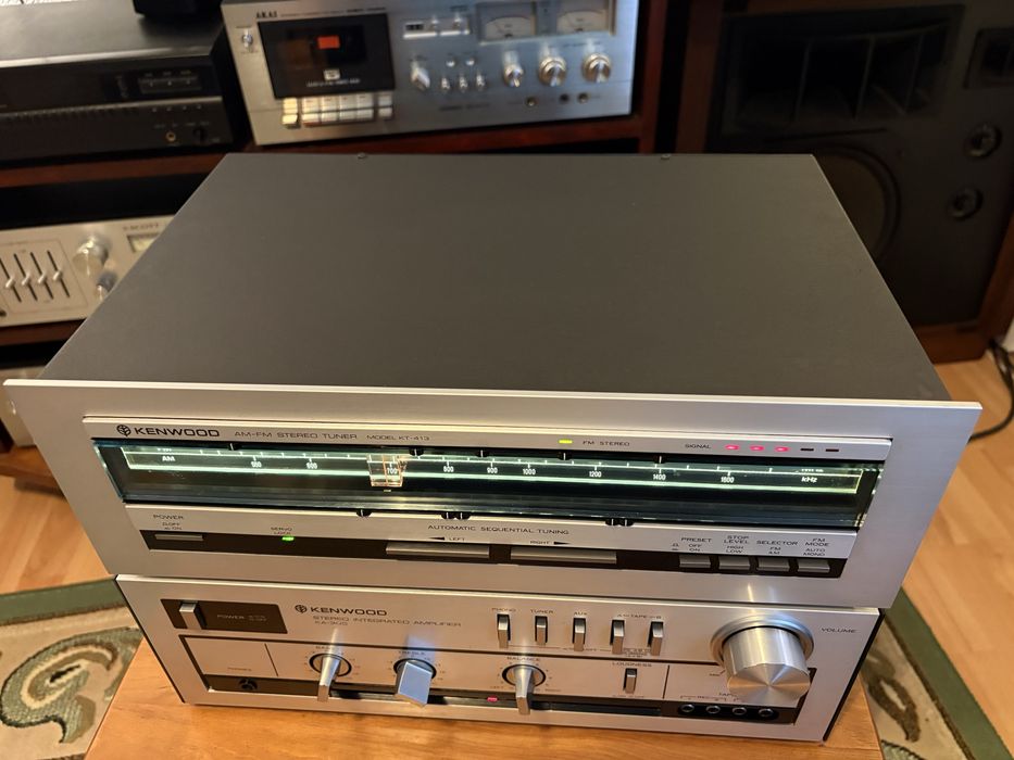 Conjunto Amplificador e sintonizador Kenwood KA-300 / KT-413