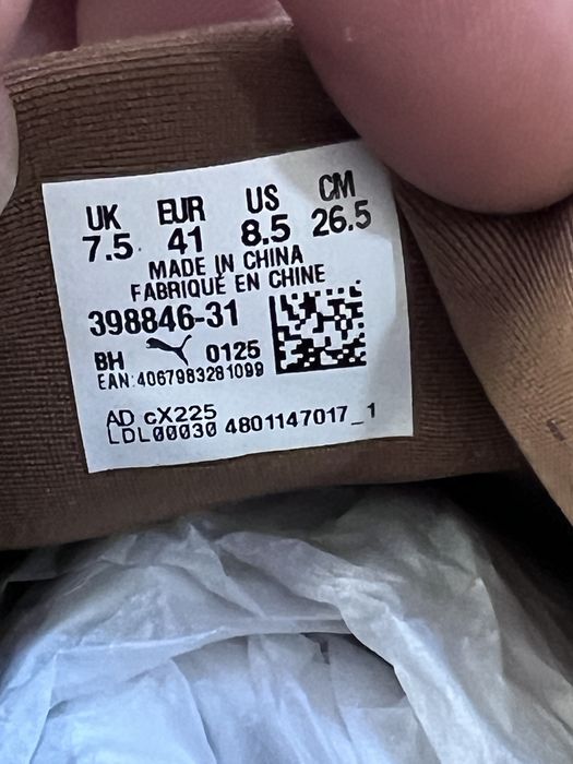 Puma Speedcat OG Camurça Castanha – Tamanho 41 (Novos)