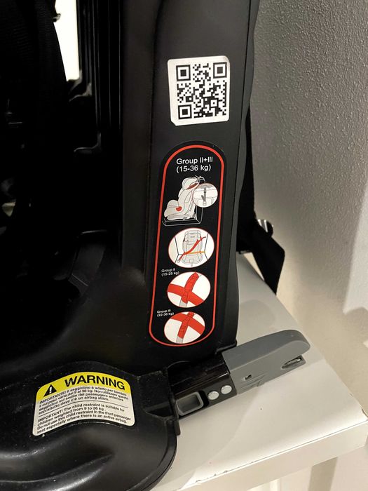 Cadeira Auto c/ Isofix  para Grupo I, II, III - Be Cool Thunder