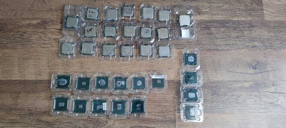 Sprzedam używane procesory Intel i AMD laptop-pecet 180 PLN za całość