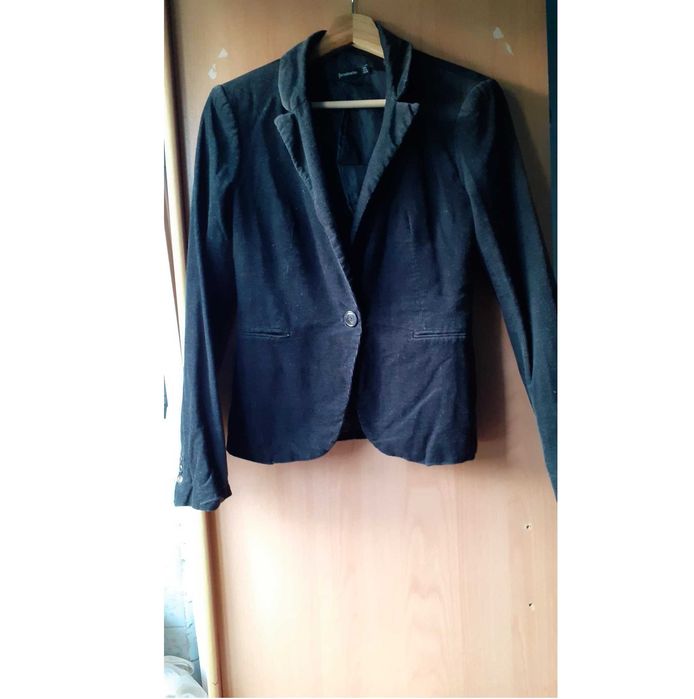 Blazer bombazine preto S