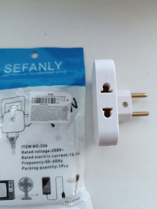 тройник переходник электрический поворотный