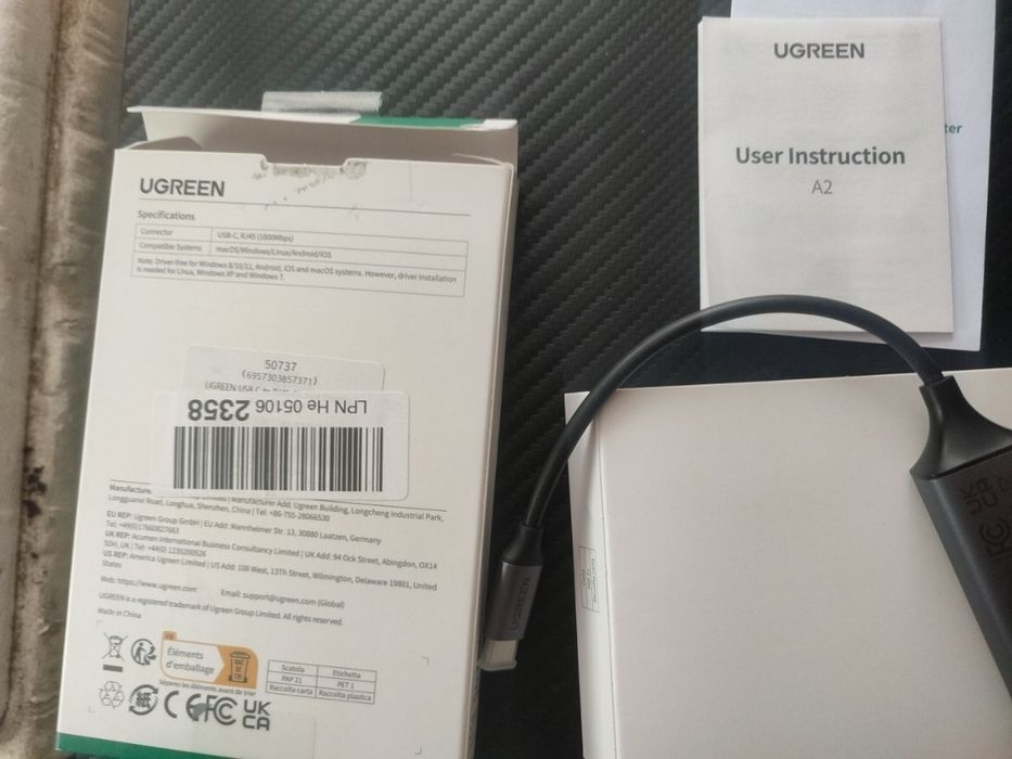Адаптер живлення Ugreen новий оригінал