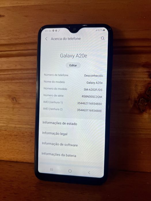 Samsung Galaxy A20e Dual SIM 32GB 3GB RAM