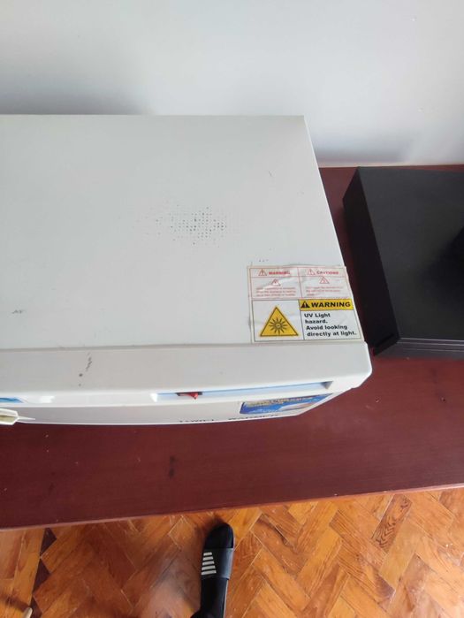 Forno esterilização UV toalhas barbearia