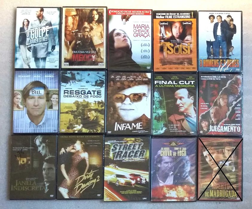 DVD  Vários filmes Selados