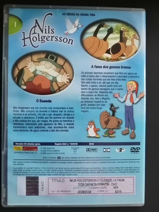 Dvd nils holgersson