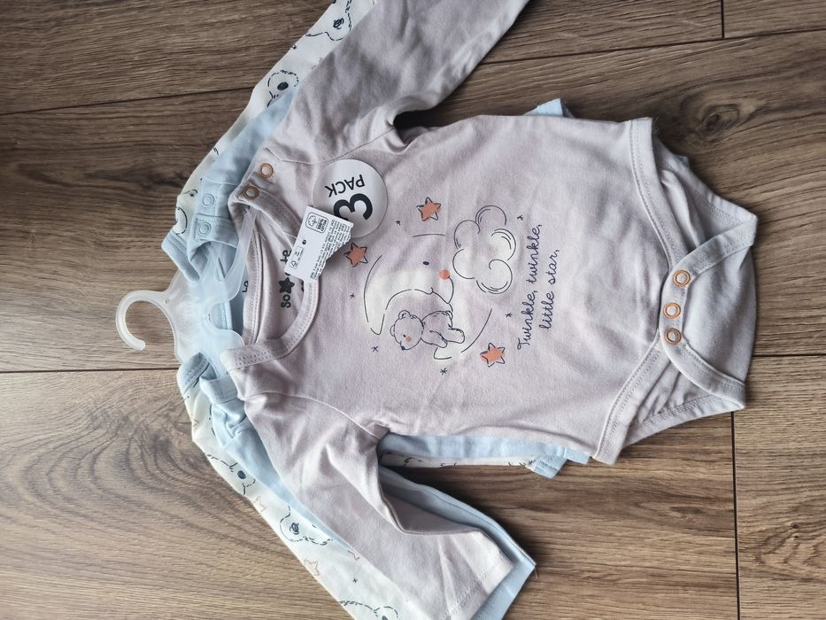 3x nowe body rozmiar 62