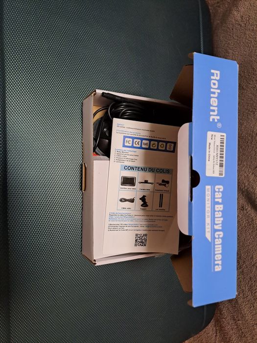 Камера заднего вида с монитором наблюдение за ребёнком в автокресле