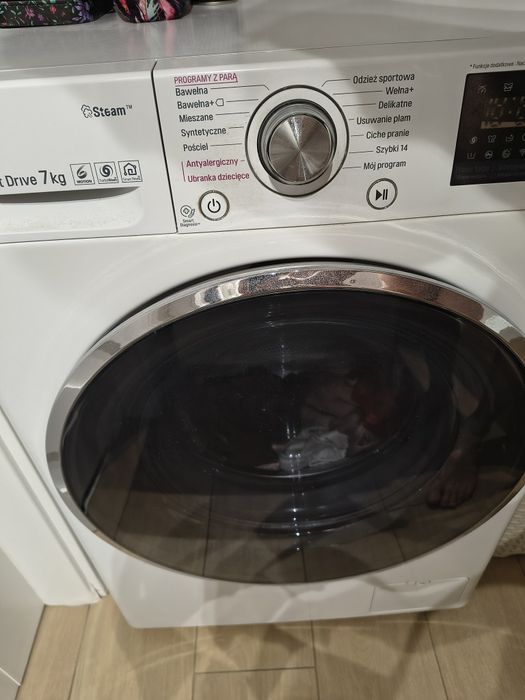 Pralka LG slim inwerter 45 cm 6 lat