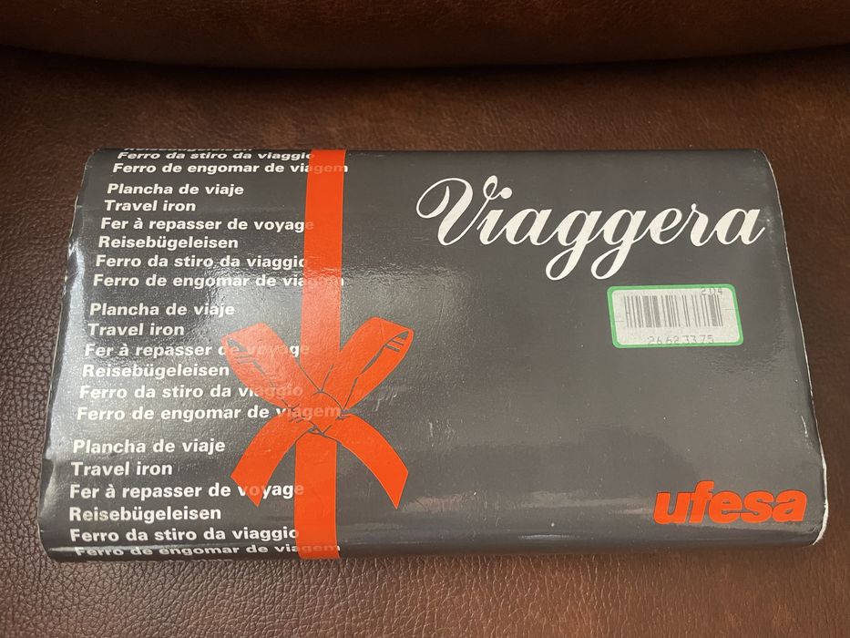 [NOVO] Ferro de Viagem Ufesa Viaggera – Nunca Usado com Caixa Original