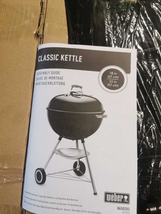 Grill węglowy turystyczny Weber Classic Kettle 47cm