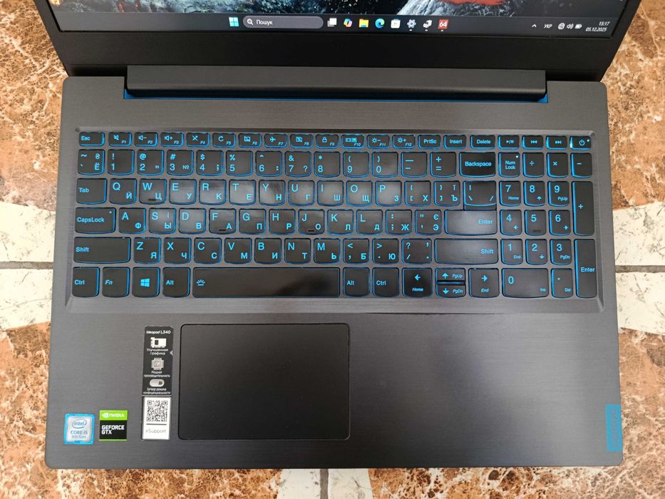Lenovo L340-15irh Gaming (i5 9300HF+GTX 1650+16GB DDR4+SSD+HDD)