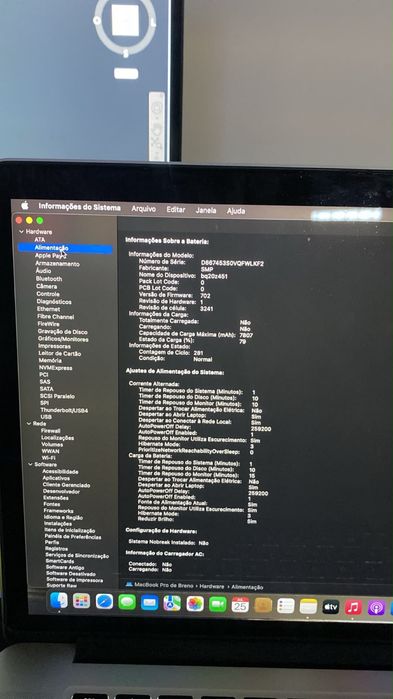 MacBook Pro 15 (2015) - Core i7 2.2GHz 256 Gb SSD - RAM 16 Gb - Prateado
