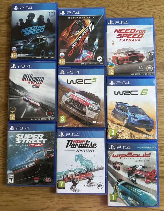 Sony PS4/PS5: Call of Duty Modern Warfare, UFC4 GranTurismo Need for Speed, Just Cause, Assassins Creed Одиссея, Истоки Вальгала Изгой, Черный Флаг