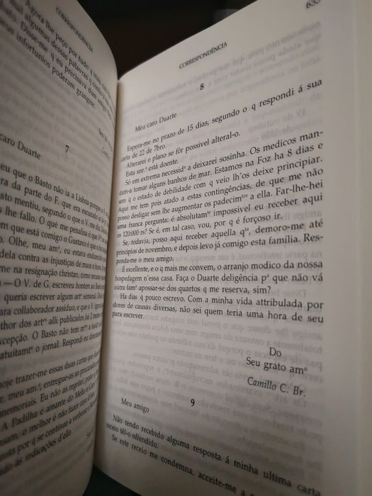 Camilo Castelo Branco, obras completas - vol. XVIII e outros números