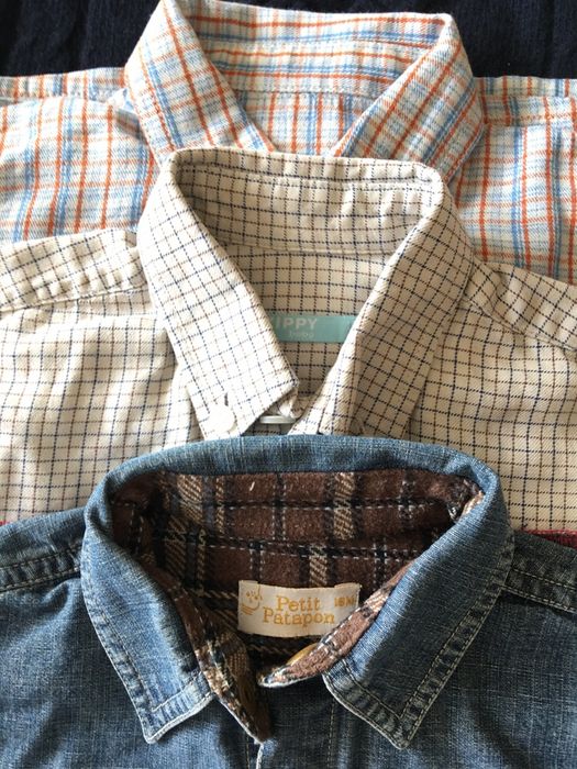 Conjunto 3camisas e 1colete malha