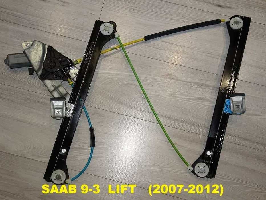 Podnośnik Mechanizm Szyby Saab 93 9-3 II Lift Przód Lewy 2007-2012 [5a]