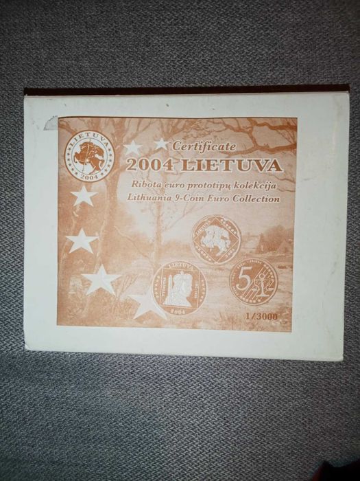 Set PROOF Lituânia 2004 Edição Limitada