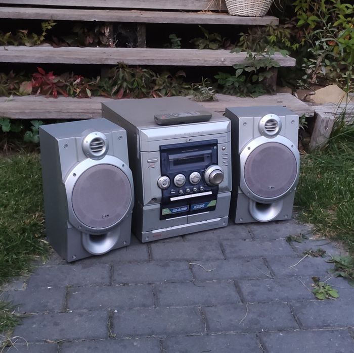 Wieża / system audio / mini wieża / midi LG FFH-286AD magnetofon, zmieniarka, oryginalny pilot