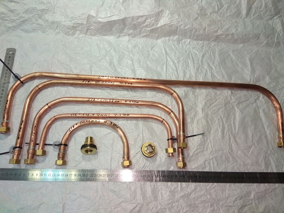 Охладитель, дистилятор, змеевик, трубка медная ф5/8"