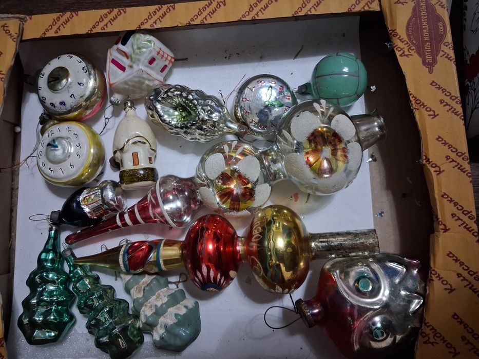 ёлочные игрушки СССР