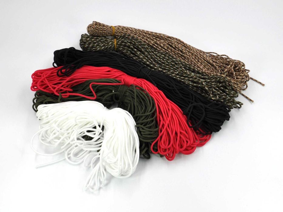 Sznurek Paracord 100ft - 31m - 2mm - Linka spadochronowa - Czerwony