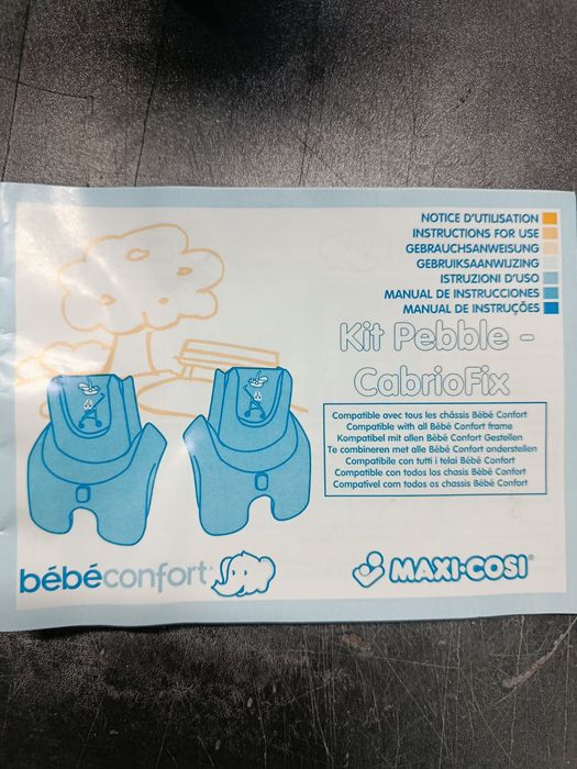 Kit adaptador carrinho  Bebé Confort e Maxicosi