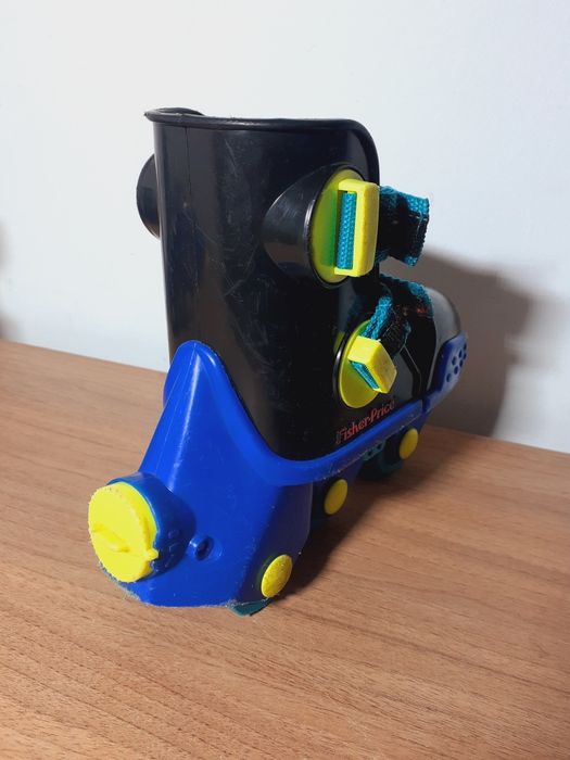 Regulowane rolki dla dzieci Fisher Price lata 90 Vintage