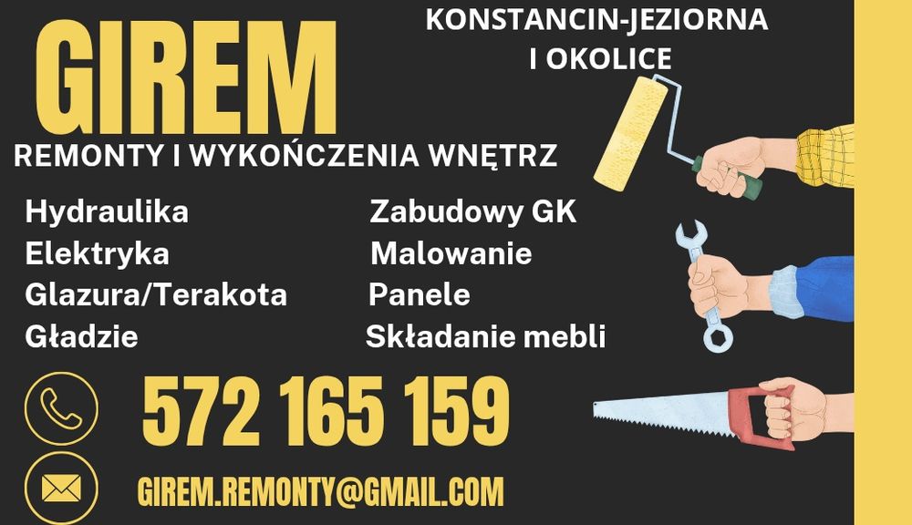 Remonty i wykończenia wnętrz