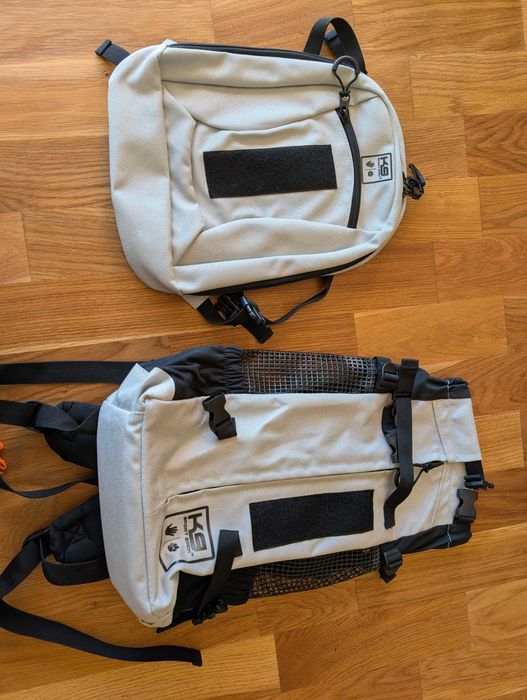 Mochila de transpote para cães - K9 Plus 2 Dog Carrier with Removable Storage