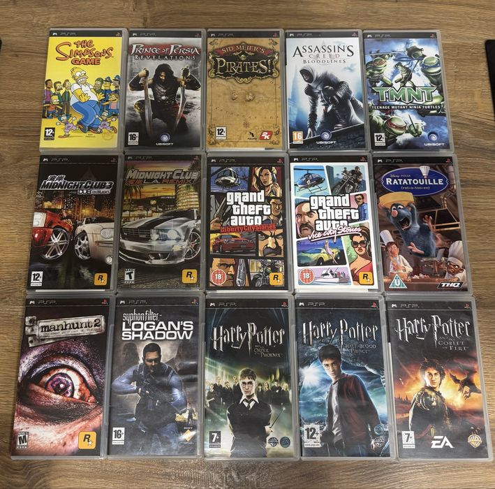 Колекція ігор PSP / Grand Theft Auto Vice City Stories / Chinatown Wars / Manhunt