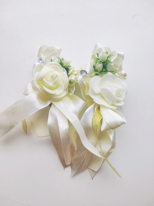 Набір Весільні бутоньєрки якісної ручної роботи