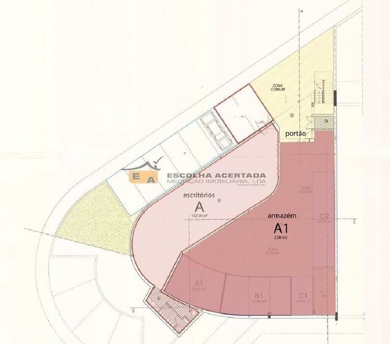 armazem com escritorio junto ao aeroporto
