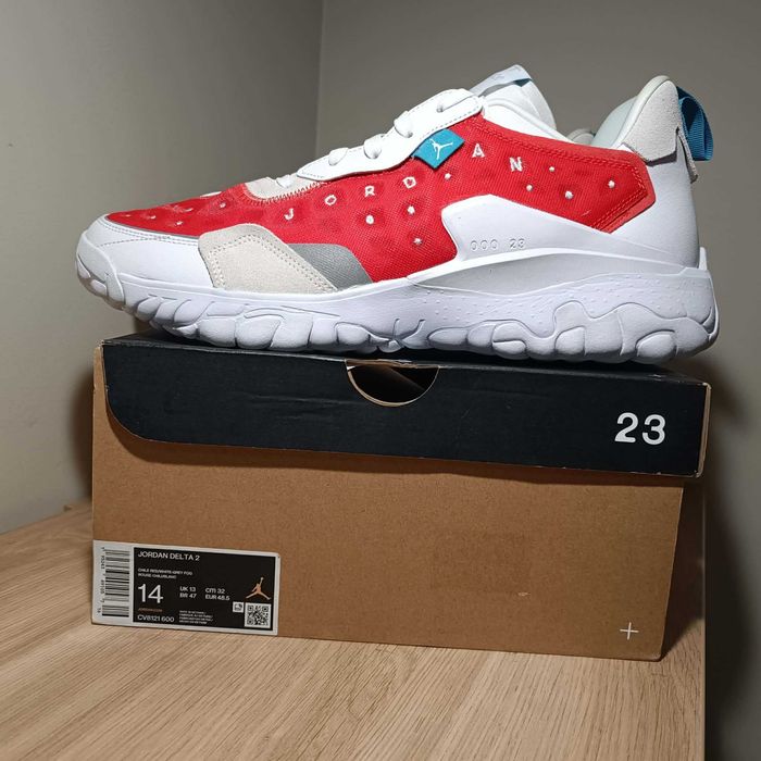 Jordan Delta 2 r. 48,5 (32 cm) Chile Red/White-Grey Fog