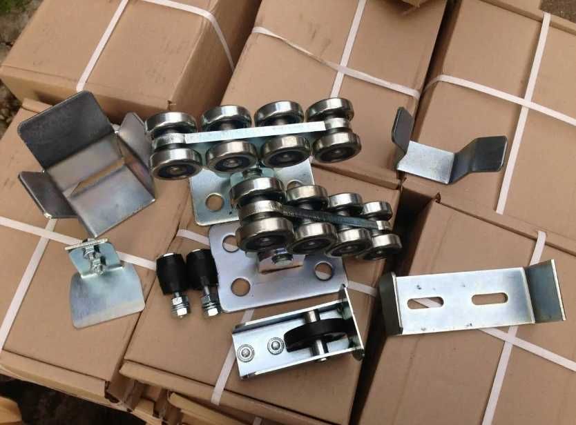 Система на відкатні ворота, Фурнітура, Ролики, Напрямна