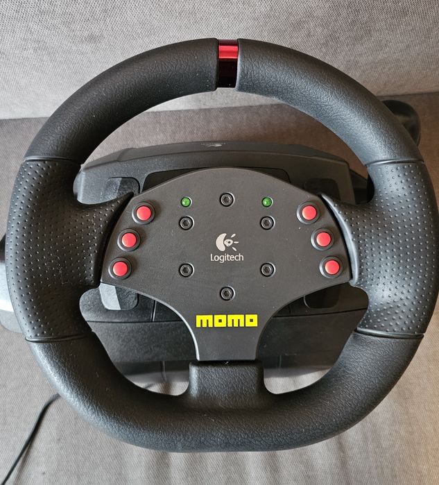 kierownica Logitech MOMO Racing - SUPER stan!