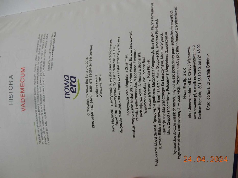 Teraz matura. Historia. Vademecum. nowa era