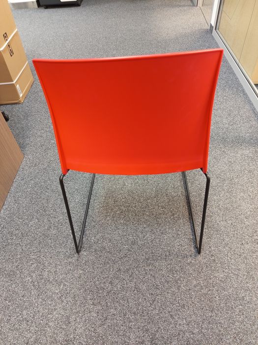 Krzesło biurowe - czerwone 11 sztuk