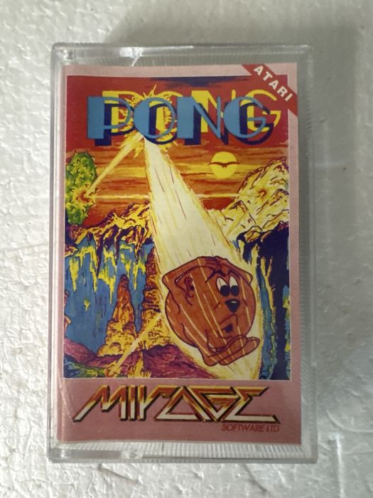 Pong - polska gra na Atari XE XL od Mirage