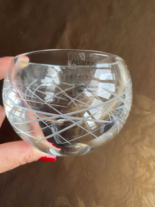 Suporte para velas da Atlantis Portugal em cristal