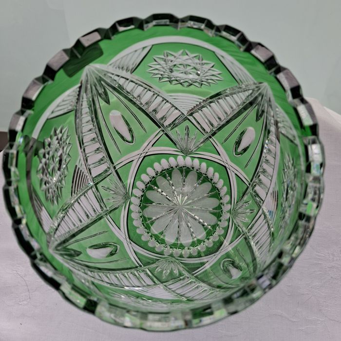 Ваза кольоровий кришталь