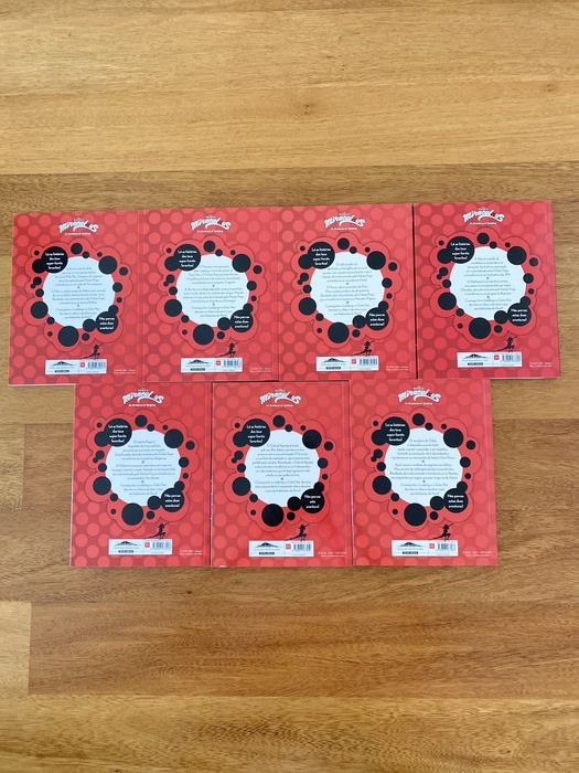 Livros Miraculous Ladybug 1-7