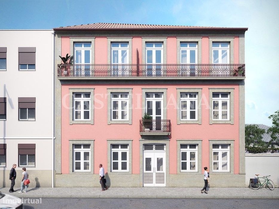 Apartamento T0 com varanda, em novo empreendimento, no Porto