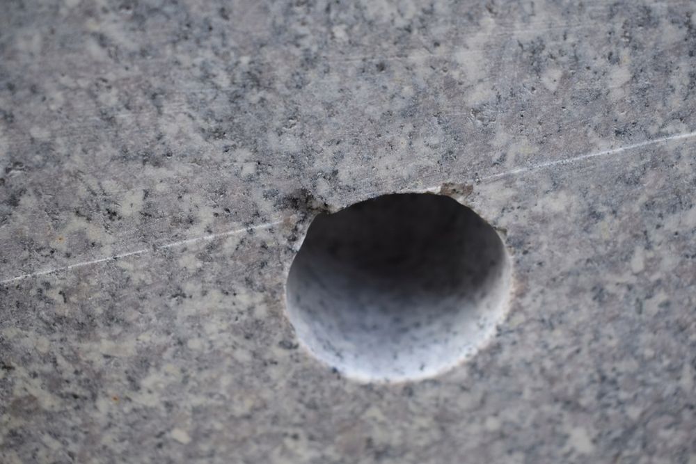 Podstawa granitowa okrągła pod parasol ogrodowy