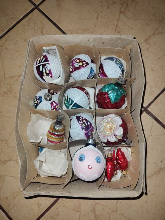 Bombki choinkowe Prl