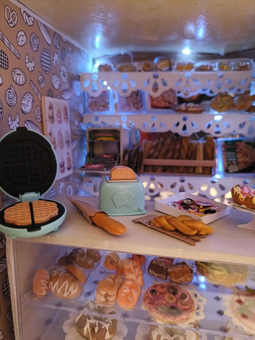 Casa de bonecas com Loja