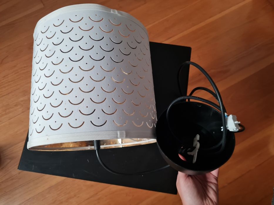 Candeeiro  teto IKEA NYMÖ branco