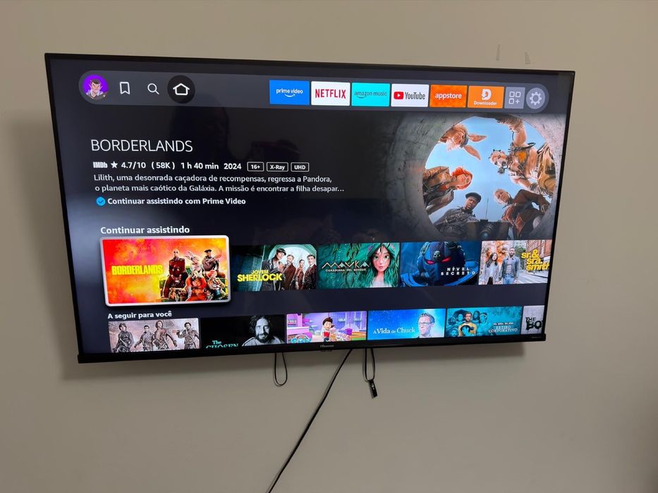 Tv 43 polegadas semi nova
