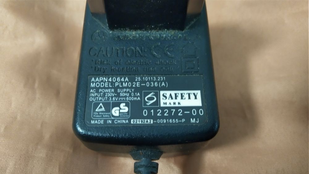 Блок питания Motorola 3.6V. Зарядка Моторола. Адаптер 3.6V